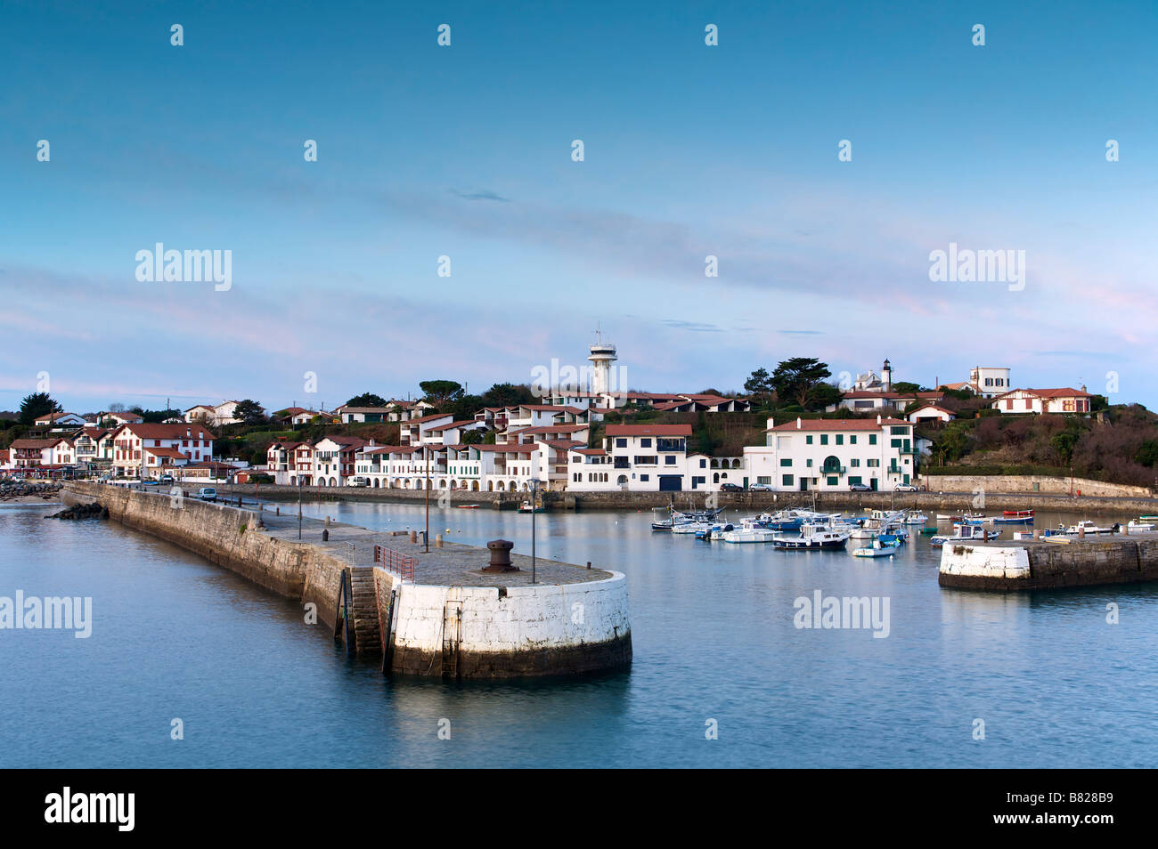 Port de Socoa Pays Basque France Banque D'Images