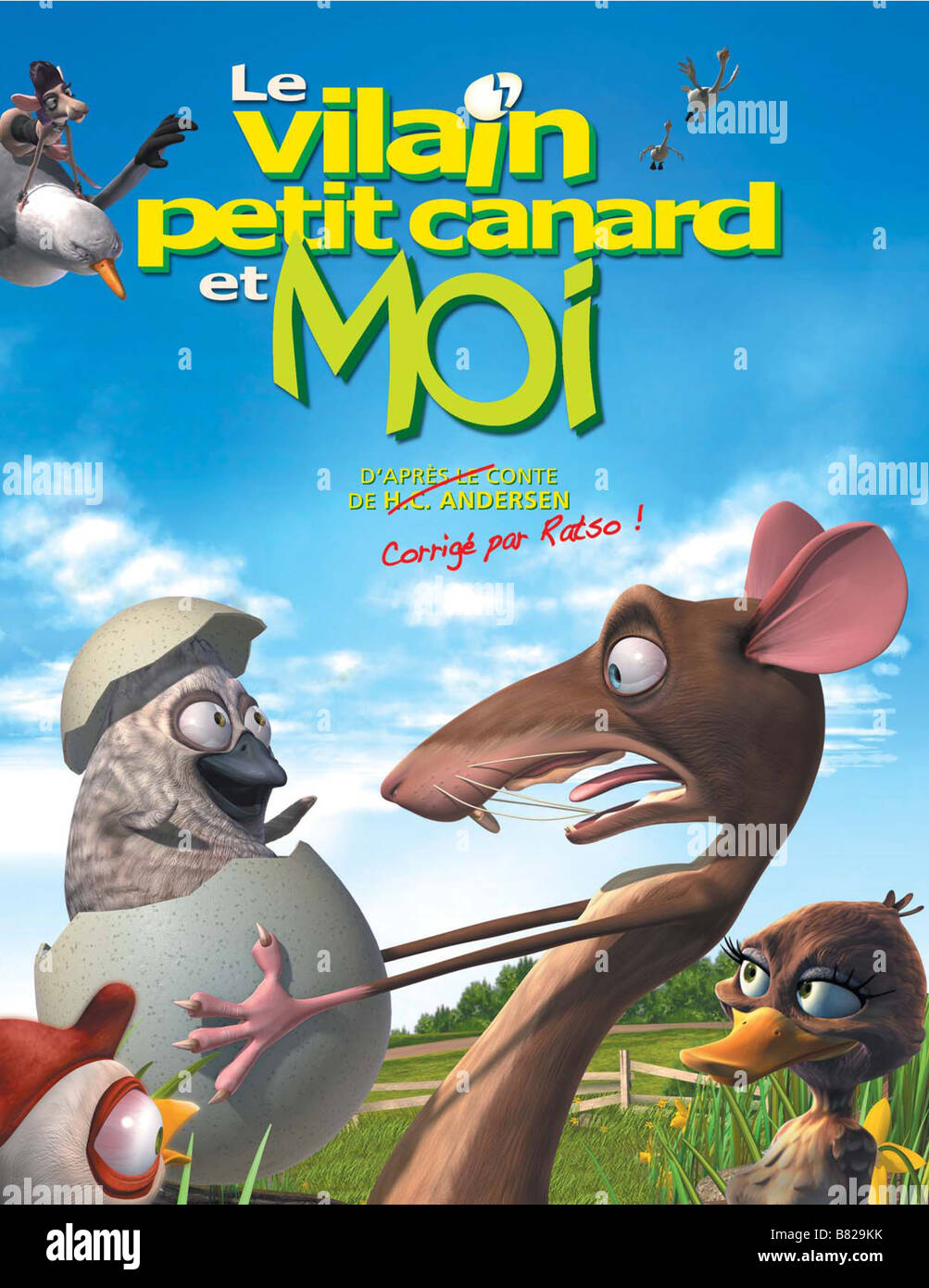 Le Vilain Petit Canard et moi ! Année : 2006 - France / Allemagne / IRLANDE / Royaume-Uni / Danemark / Affiche Poster Réalisateur : Michael Hegner, Karsten Kiilerich Animation Banque D'Images