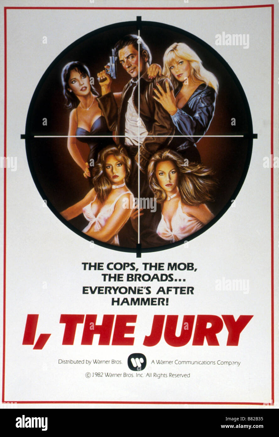 J'aurais ta peau Année : 1982 - I, le Jury Année : 1982 USA Affiche, Poster Directeur : Richard T. Heffron scénario Larry Cohen Mickey Spillane Banque D'Images