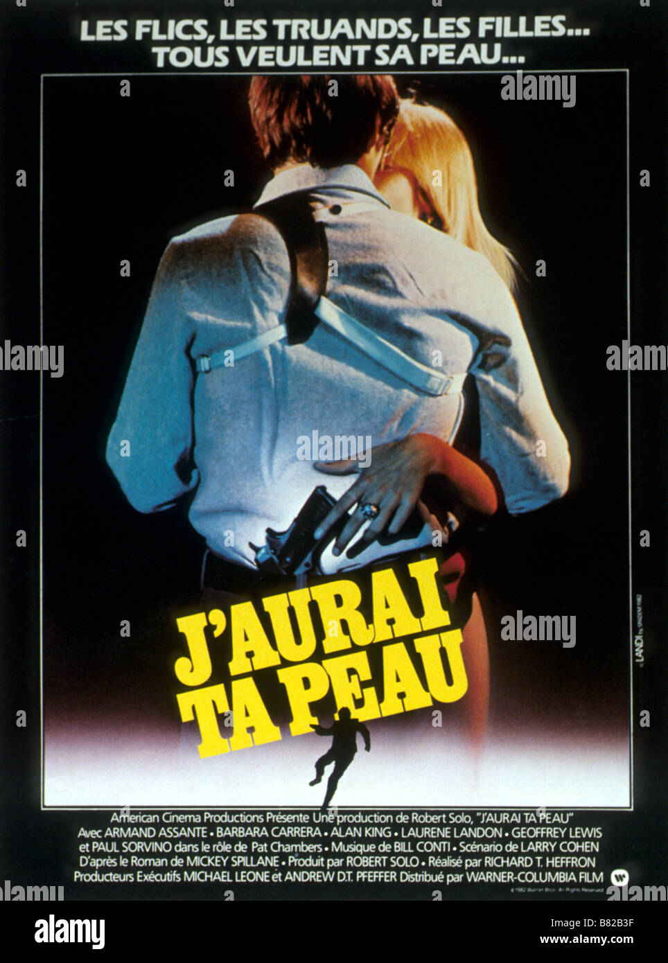 J'aurais ta peau Année : 1982 - I, le Jury Année : 1982 USA Affiche, Poster Directeur : Richard T. Heffron scénario Larry Cohen Mickey Spillane Banque D'Images