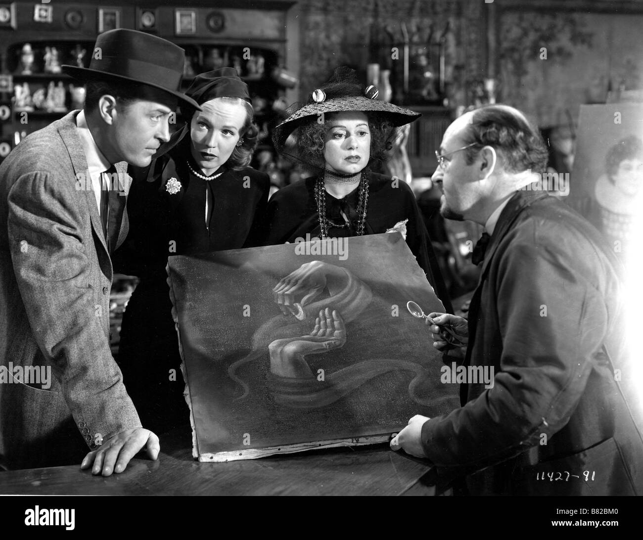 La grande horloge La Grande horloge de l'Année : 1948 USA Ray Milland , Rita Johnson , Elsa Lanchester , Henri Letondal Réalisateur : John Farrow Banque D'Images