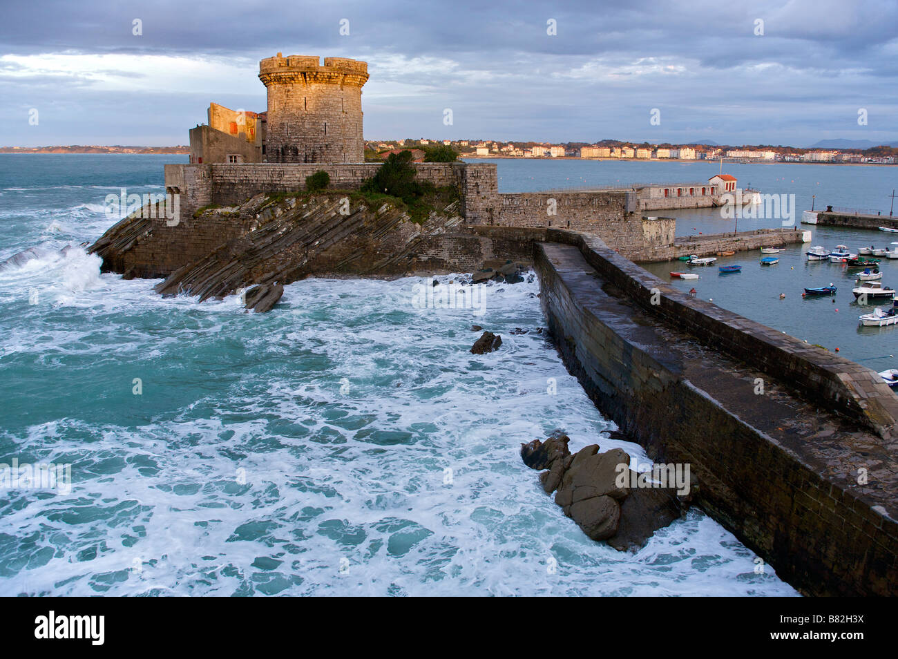 Fort de Socoa Pays Basque France Banque D'Images