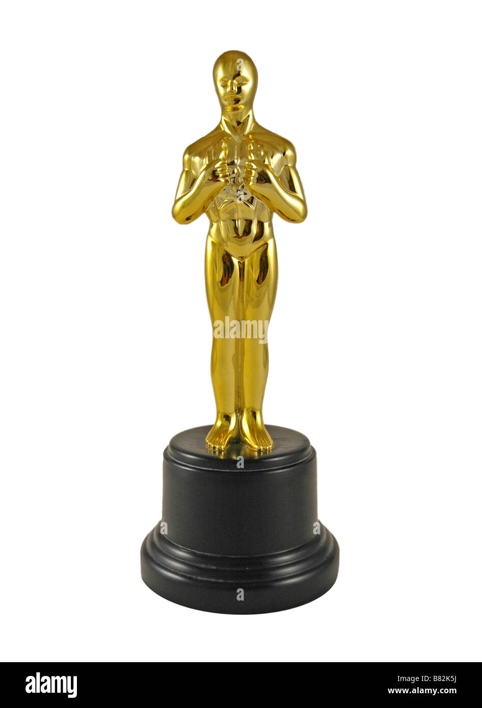 Réplique d'une statue d'Oscar. Banque D'Images