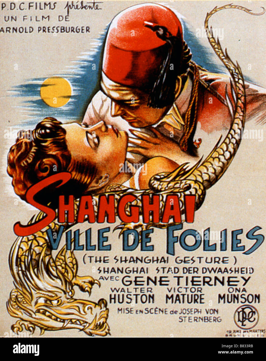 Le geste de Shanghai Année : 1941 - États-Unis Administrateur : Josef von Sternberg Movie poster Banque D'Images