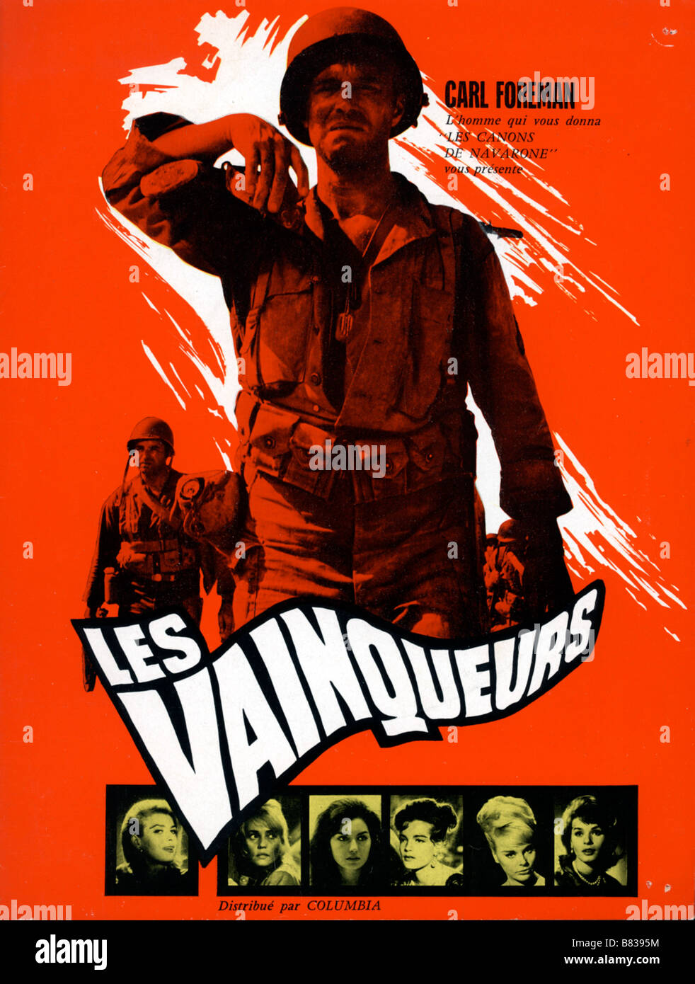 Les vainqueurs Année : 1963 UK : Carl Foreman Film poster (Fr) Banque D'Images