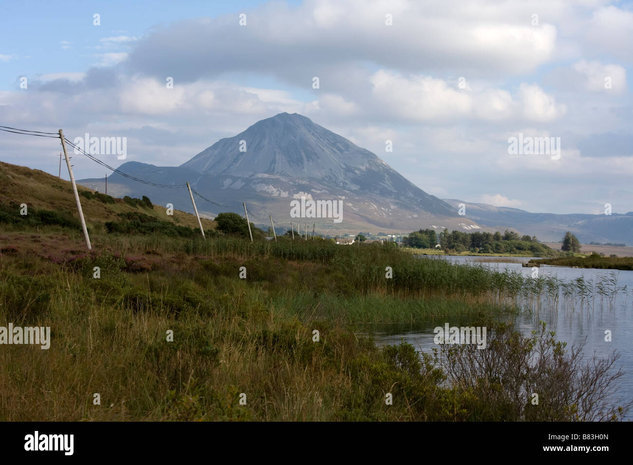 Errigal Mountain Gweedore région, comté de Donegal, Irlande Banque D'Images