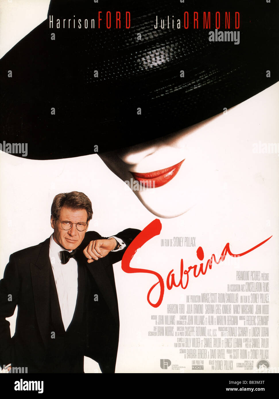 Sabrina Année : 1995 USA Réalisateur : Sydney Pollack Harrison Ford, Julia Ormond Poster Banque D'Images