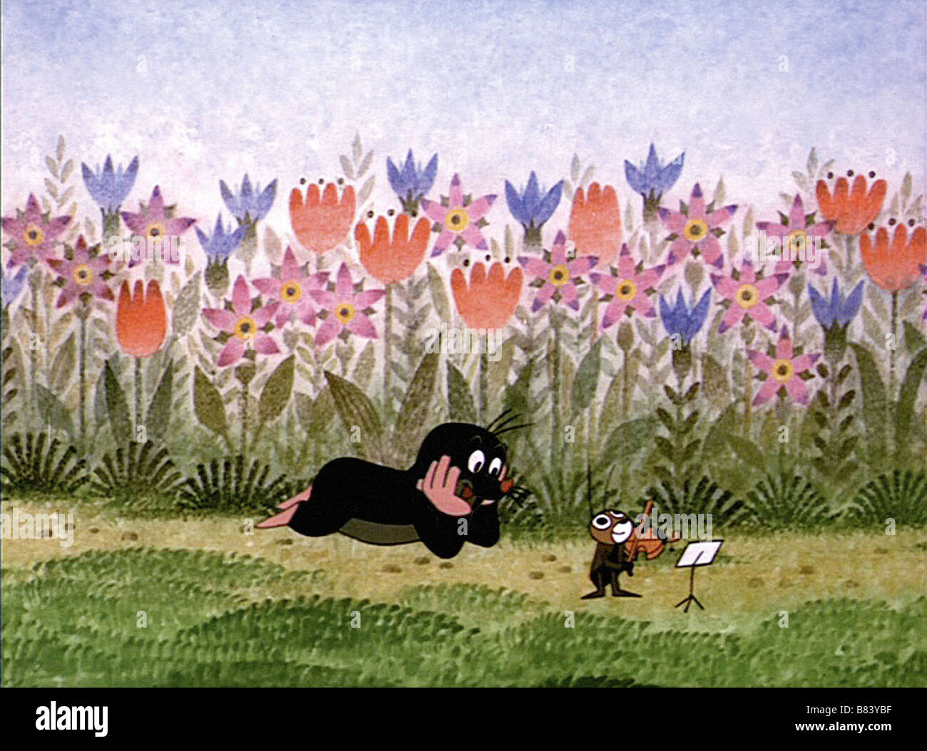 Krtek - Krtek un buldozer Année : 1975 Réalisateur : Tchécoslovaquie Zdenek Miler Animation Banque D'Images