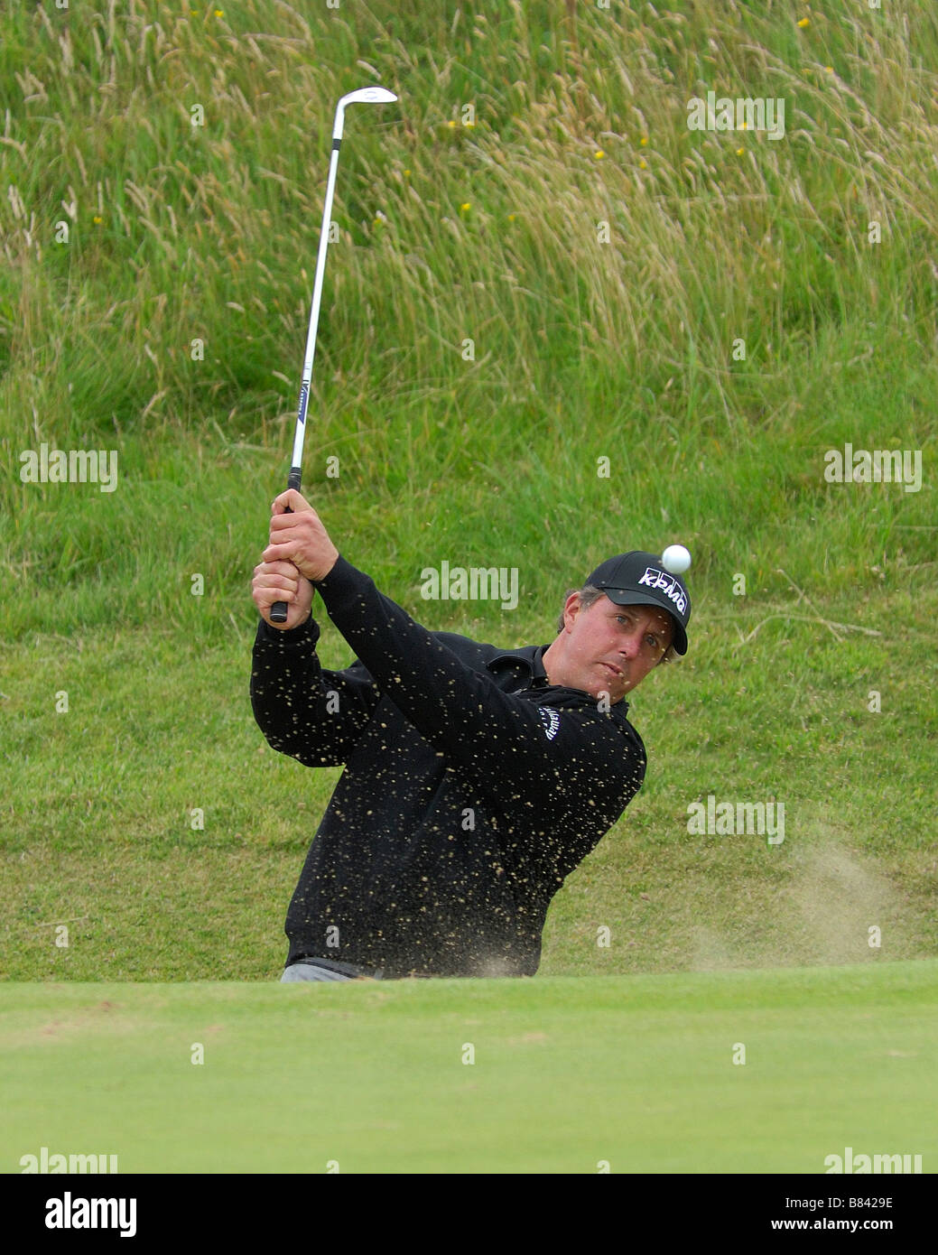 Phil Mickelson à l'Open 2008 Royal Birkdale Banque D'Images