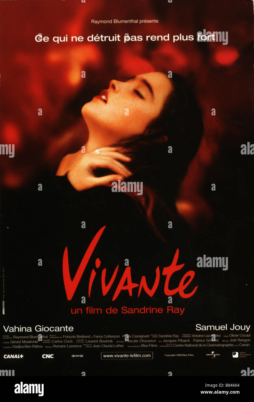 Vivante Vivante Année : 2002 - France Vahina Giocante Affiche, Directeur de l'affiche : Sandrine Ray Banque D'Images