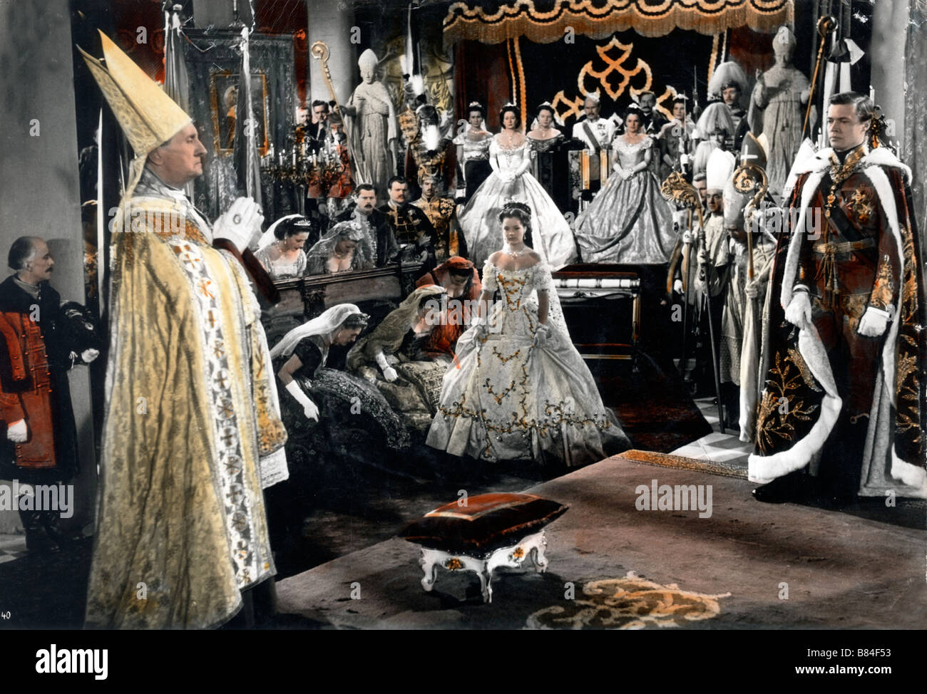 Tableau Toile "Sissi – La Jeune Impératrice" 30 X 45 Cm - Décoration Murale Peinture à L'huile Pour Salon Chambre