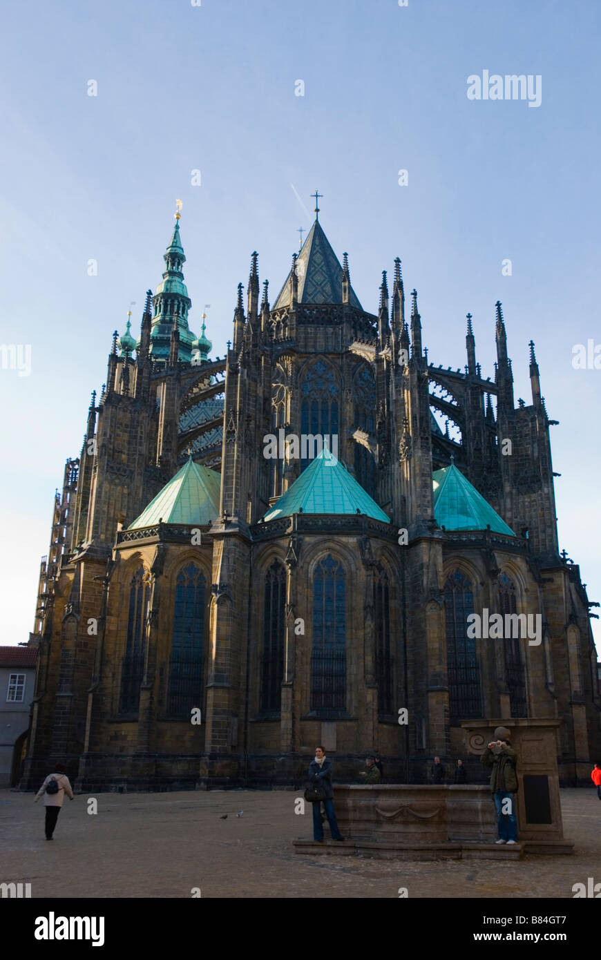 Habour vus de Jirske namesti square à Prague République Tchèque Europe Banque D'Images