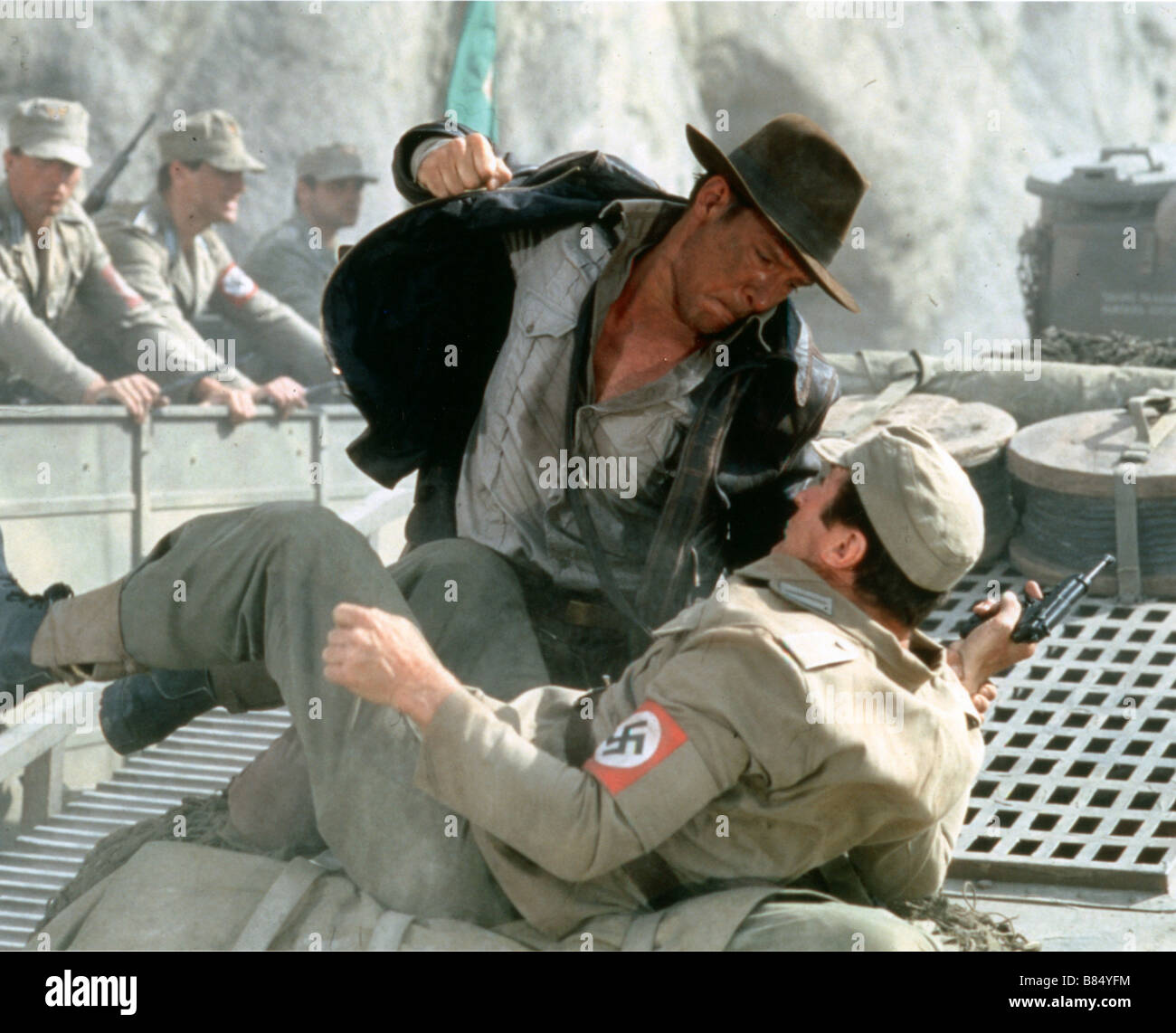 Indiana Jones et la dernière croisade USA Année : 1989 Réalisateur : Steven Spielberg Harrison Ford Banque D'Images