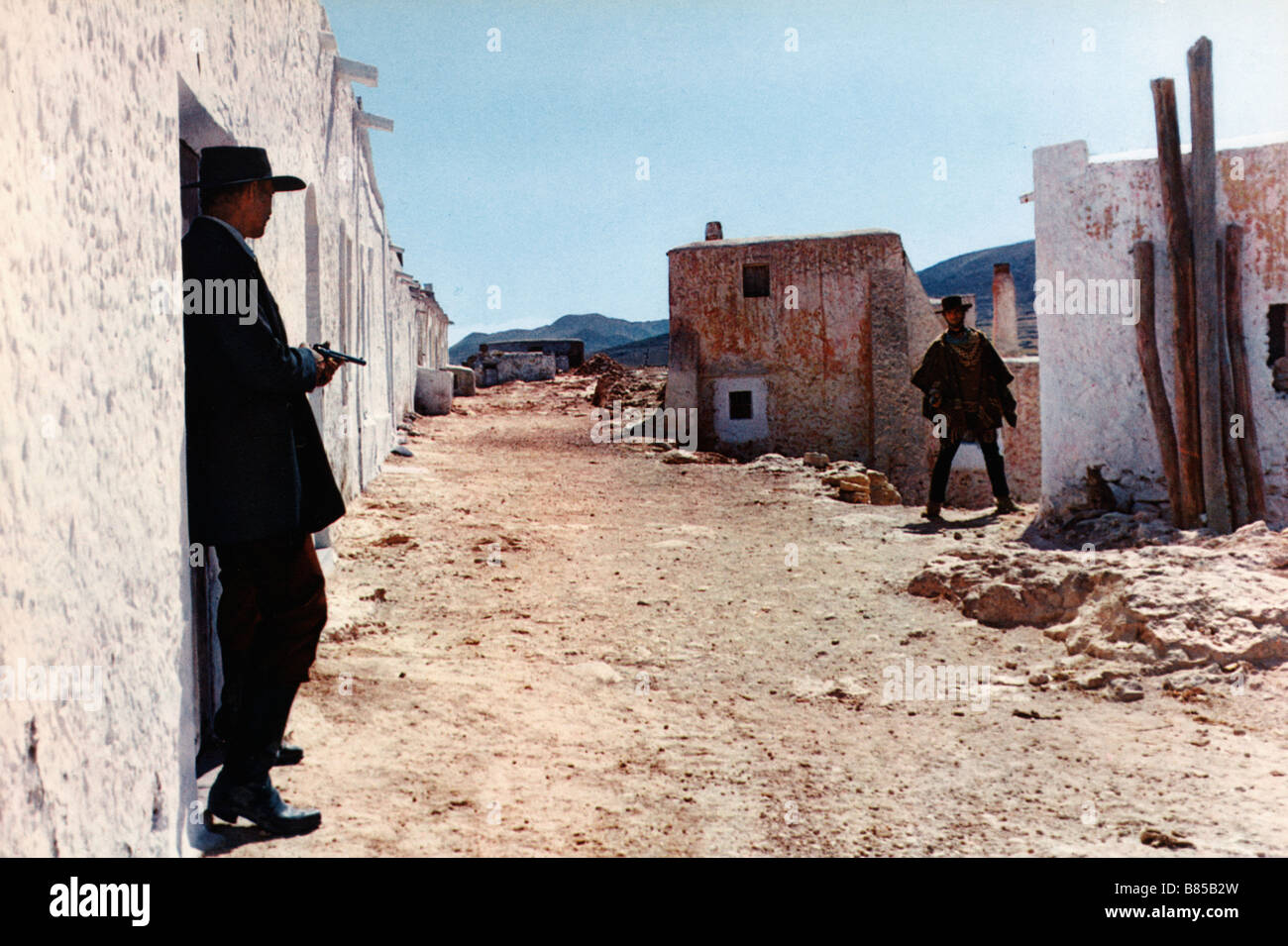 Par qualche dollaro in più pour quelques dollars de plus Année : 1965 - Italie / Espagne / Allemagne de l'Ouest Réalisateur : Sergio Leone, Clint Eastwood, Lee Van Cleef Banque D'Images