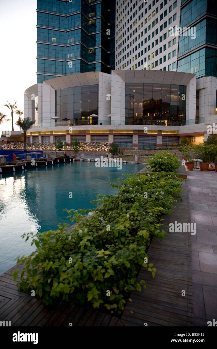 Hôtel Intercontinental Dubai UAE extérieur Banque D'Images