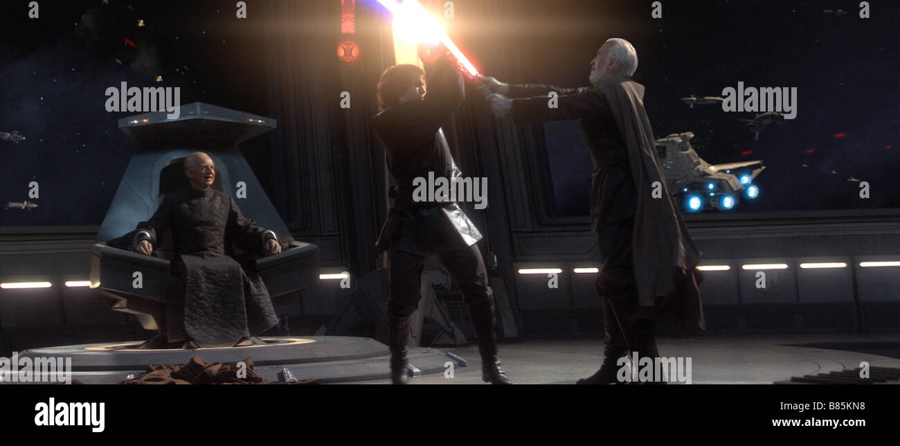 Star Wars Episode 3, la Revanche des Sith Année : 2005 USA - USA Ian McDiarmid, Hayden Christensen, Christopher Lee Réalisateur : George Lucas Banque D'Images