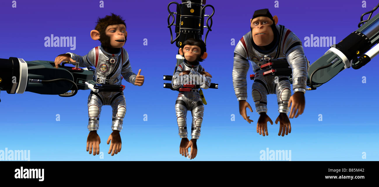 Les chimpanzés de l'espace Année 2008 - USA Réalisateur : Kirk De Micco Animation Banque D'Images