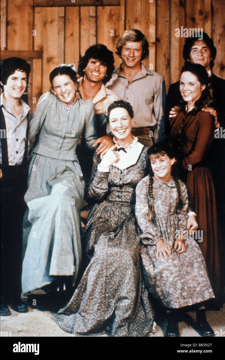 Petite Maison dans la Prairie Année : 1974 USA Réalisateur : Michael Landon  Michael Landon, Matthew Laborteaux, Karen Grassle, Sidney Greenbush,  Melissa Sue Anderson, Linwood Boomer, Lindsay Greenbush, Melissa Gilbert  Photo Stock - Alamy