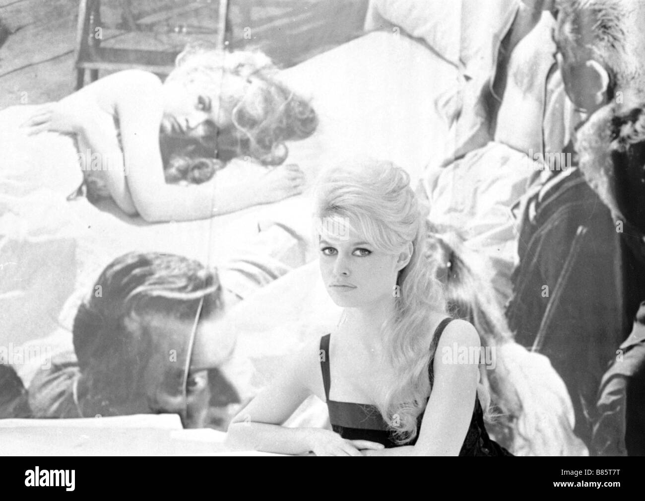 Affiche de brigitte bardot Banque d'images noir et blanc - Alamy