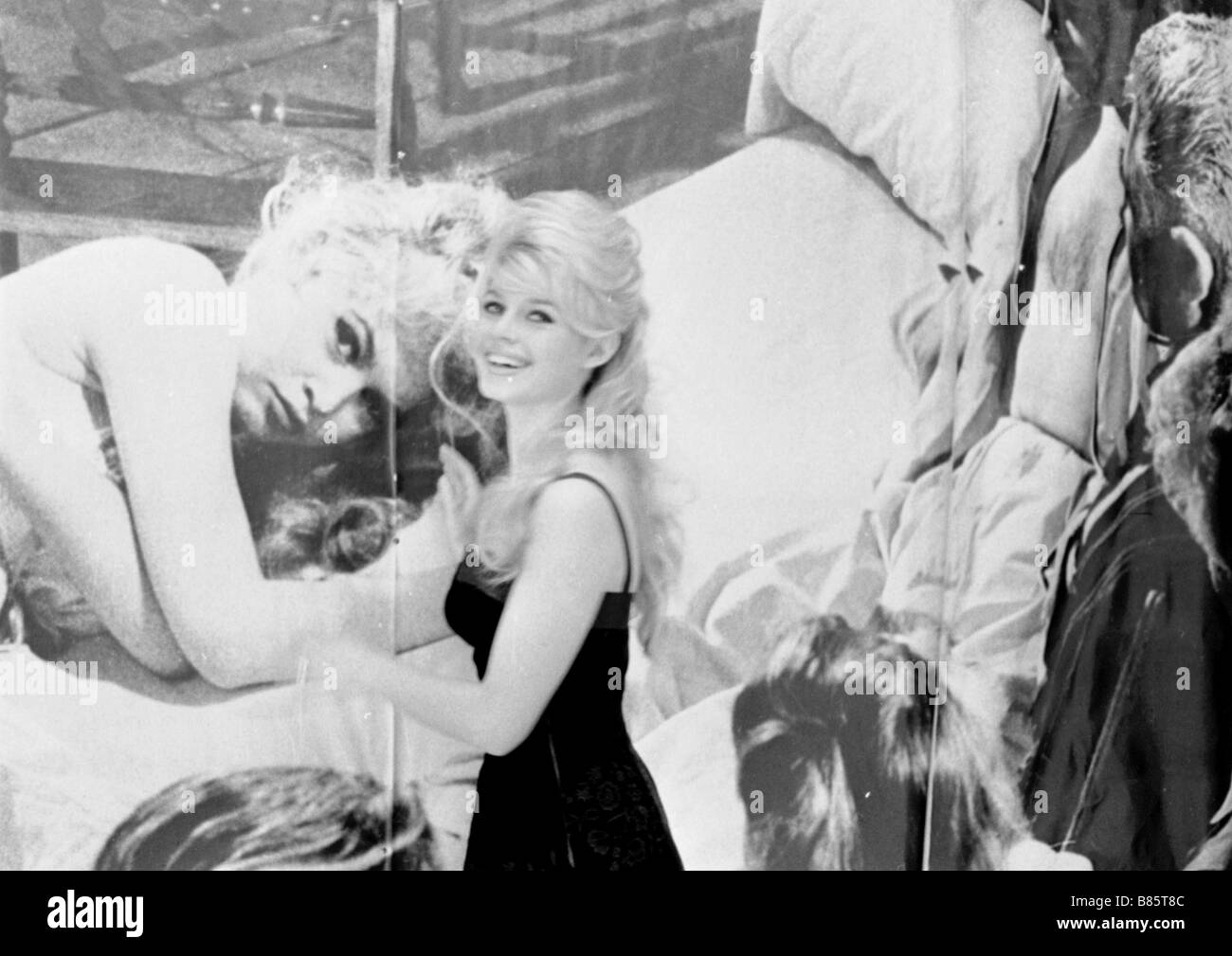 Brigitte bardot actress 1958 Banque d'images noir et blanc - Alamy