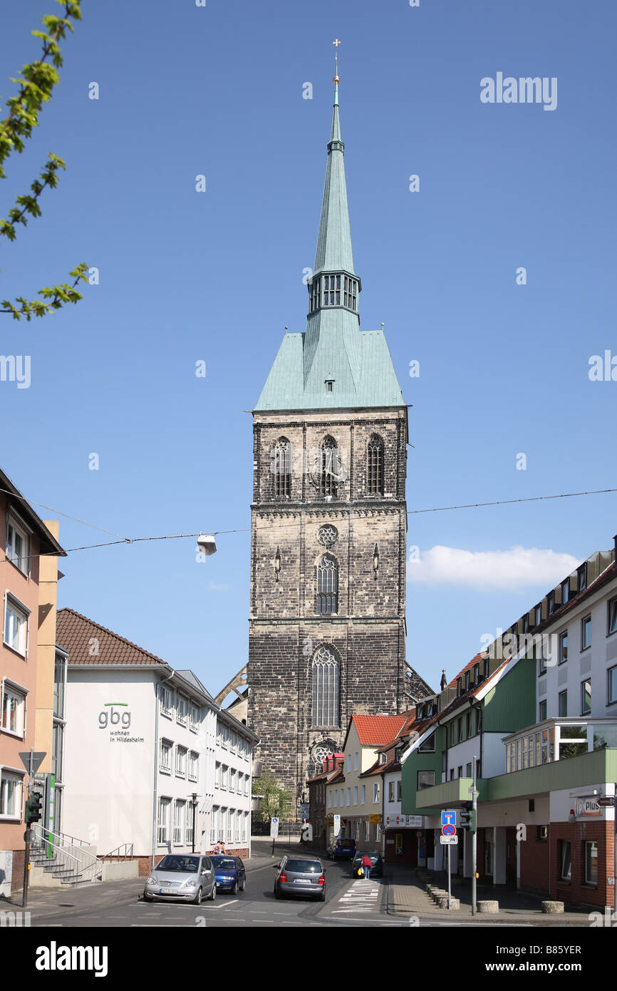 Hildesheim Stankt St Andreas Kirche Banque D'Images