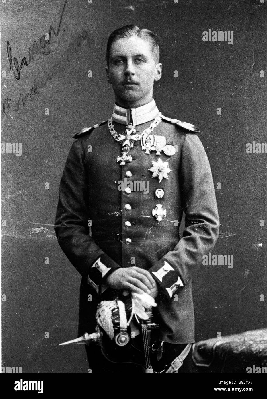Oskar, Prince De Prusse Banque D'Images