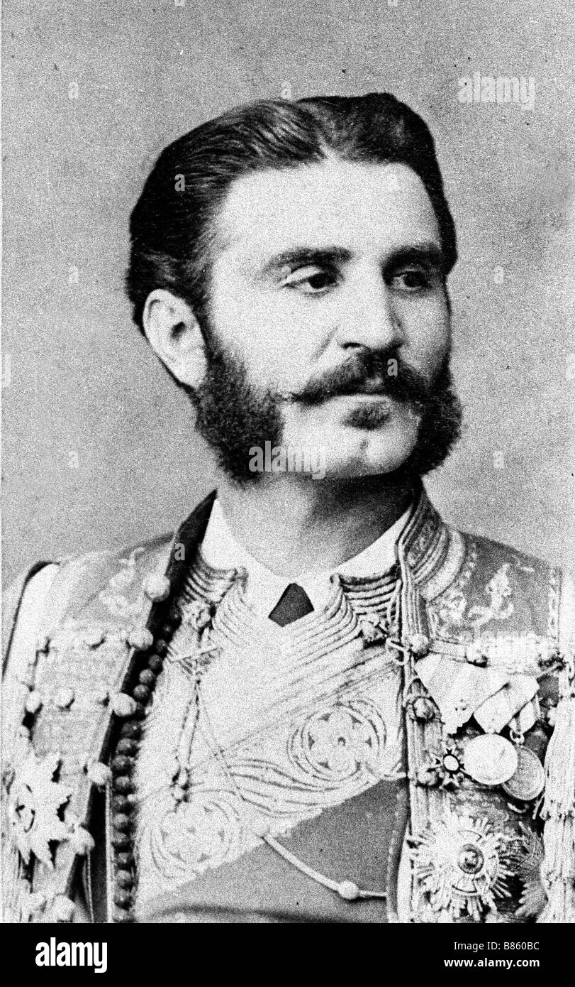 Nicolas I, roi du Monténégro Banque D'Images
