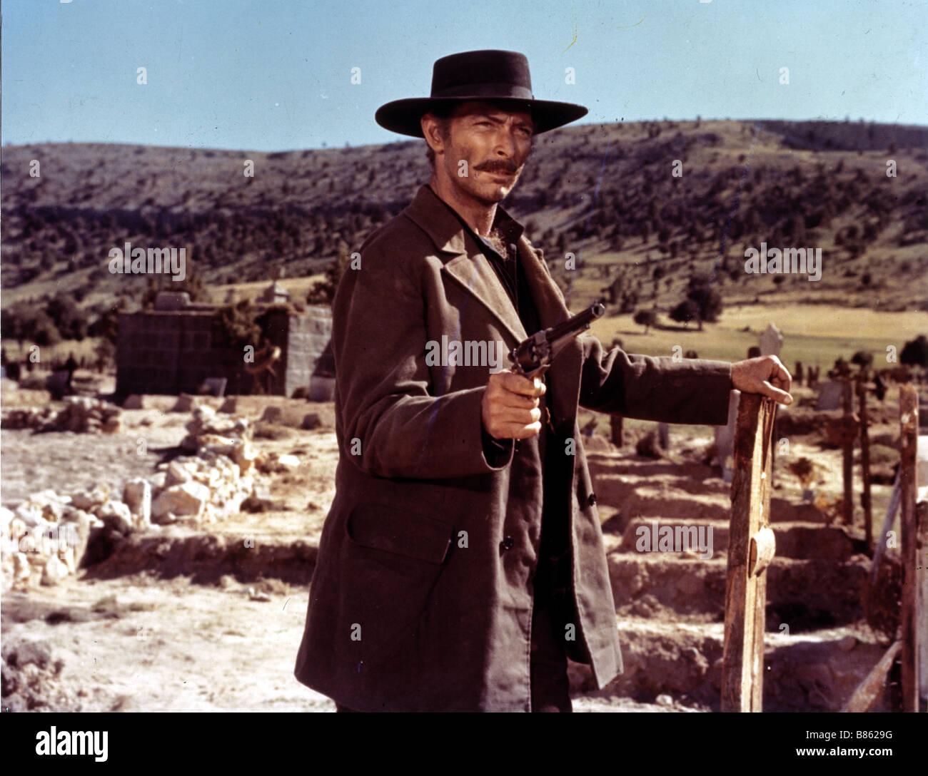 Il buono, il brutto, il cattivo le bon, la brute et le truand Année : 1966 Italie / Espagne Réalisateur : Sergio Leone Lee Van Cleef Banque D'Images