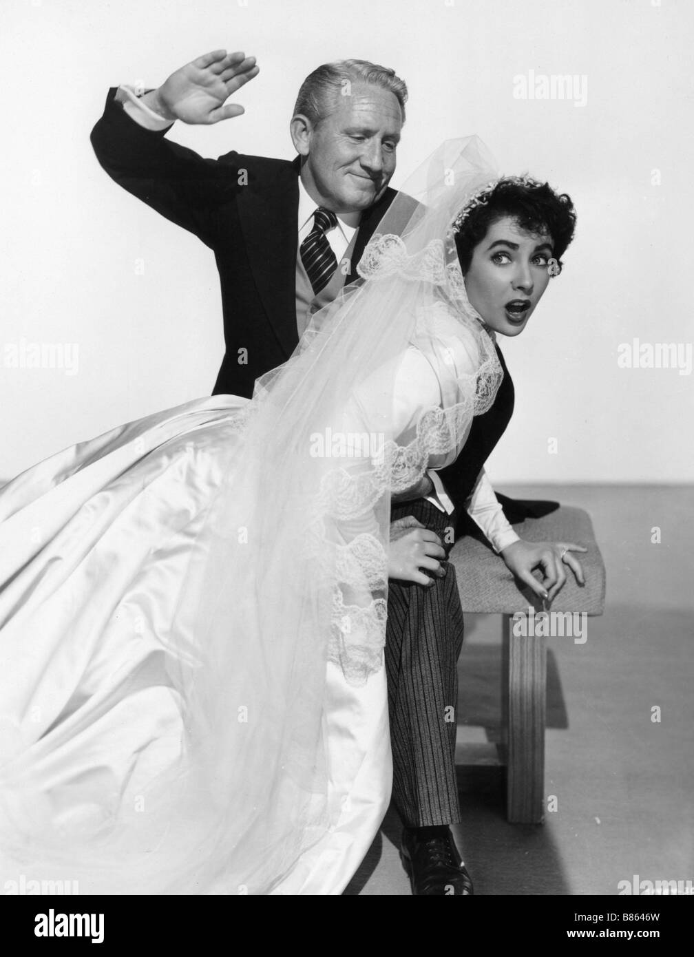 Le père de la Mariée Année 1950 USA Spencer Tracy, Elizabeth Taylor Réalisateur Vincente Le père de la Mariée Année 1950 USA Spencer Tracy, Elizabeth Taylor Réalisateur Vincente