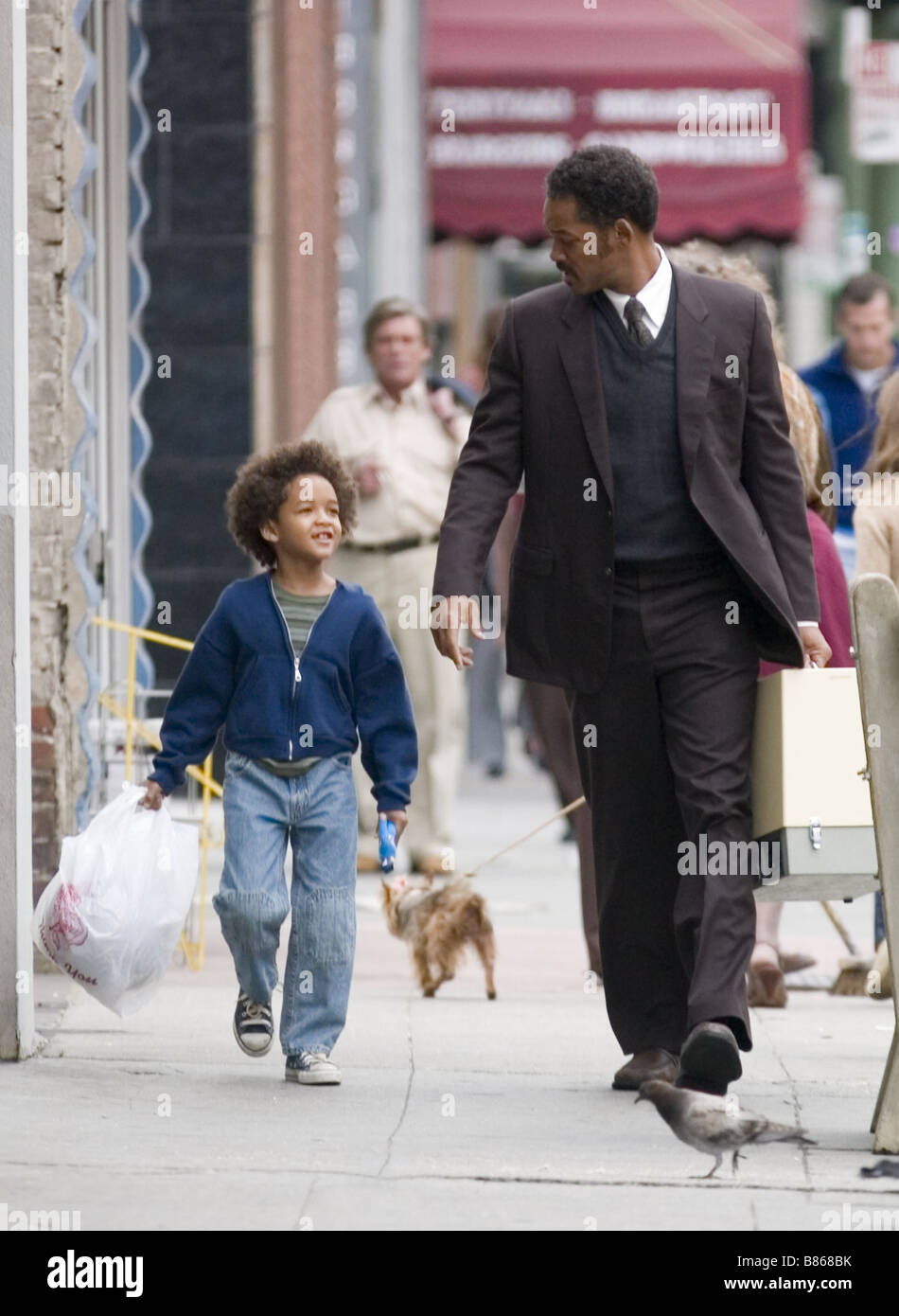 La poursuite du bonheur Année : 2006 - USA Jaden Smith, Will Smith Réalisateur : Gabriele Muccino Banque D'Images