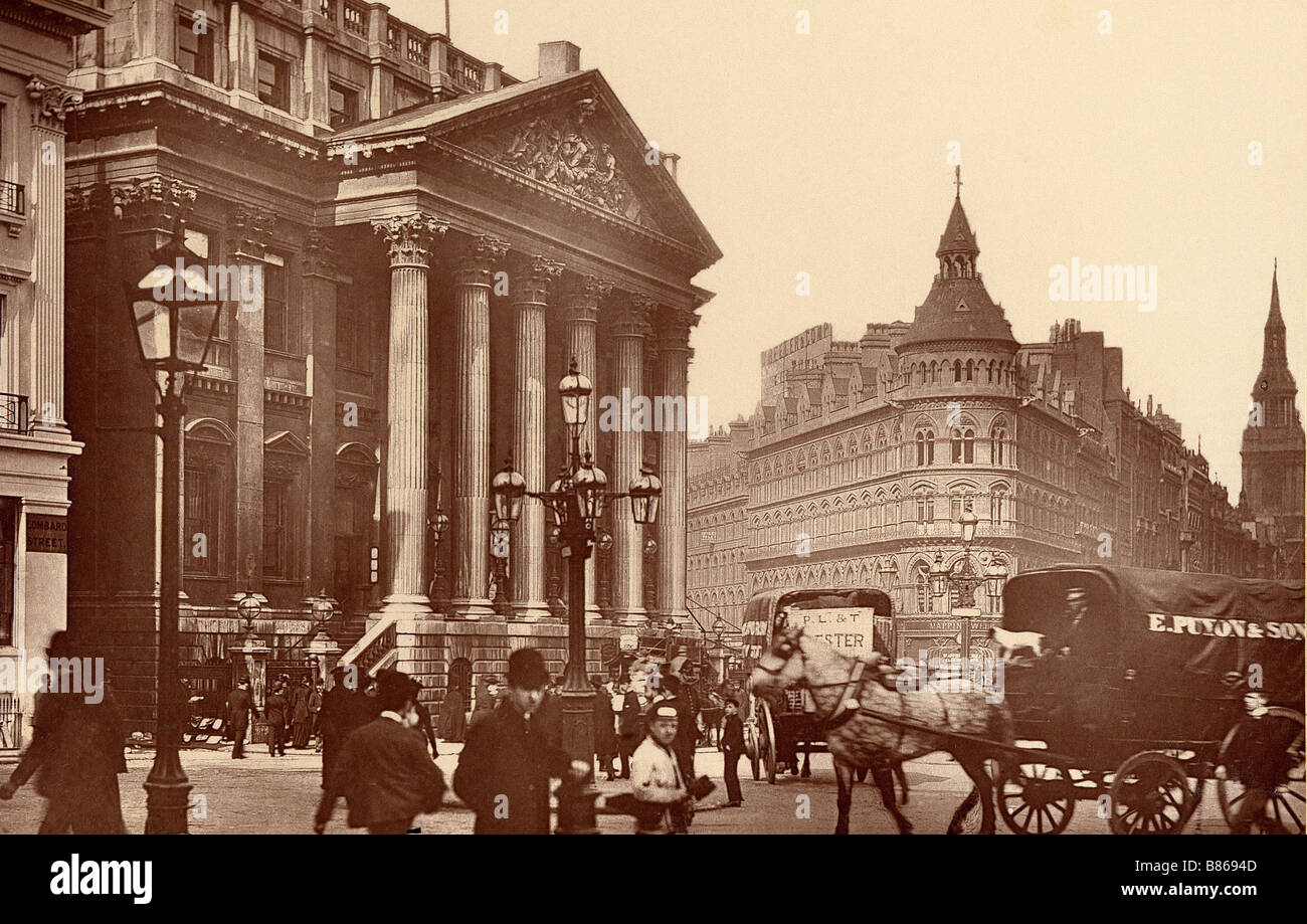 Londres au 19ème siècle Banque D'Images