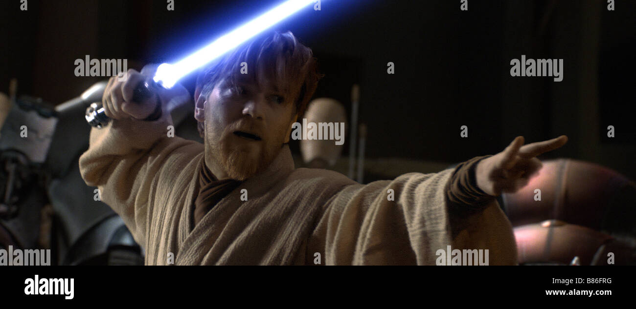 Star Wars : Episode III - La Revanche des Sith Année : 2005 USA - USA Ewan McGregor Réalisateur : George Lucas Banque D'Images