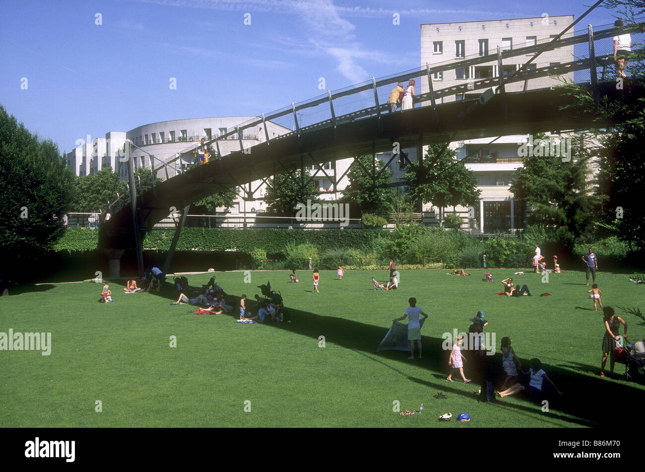 La Promenade Plantee À Paris Banque D'Images