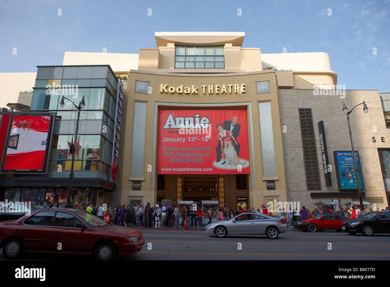 Kodak Theatre sur Hollywood Boulevard. Hollywood, Los Angeles, Californie, USA. Banque D'Images