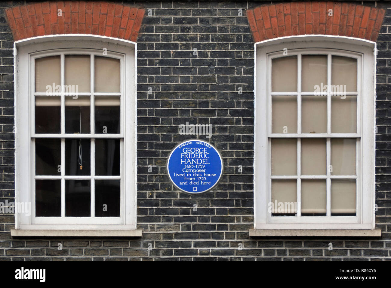 Musée Haendel, Brook Street, London Banque D'Images