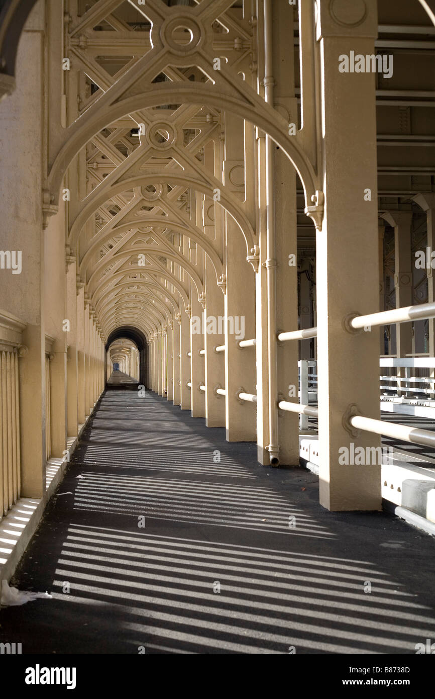 Le High Level Bridge, Newcastle upon Tyne, au nord-est de l'Angleterre. Banque D'Images Le High Level Bridge, Newcastle upon Tyne, au nord-est de l'Angleterre. Banque D'Images