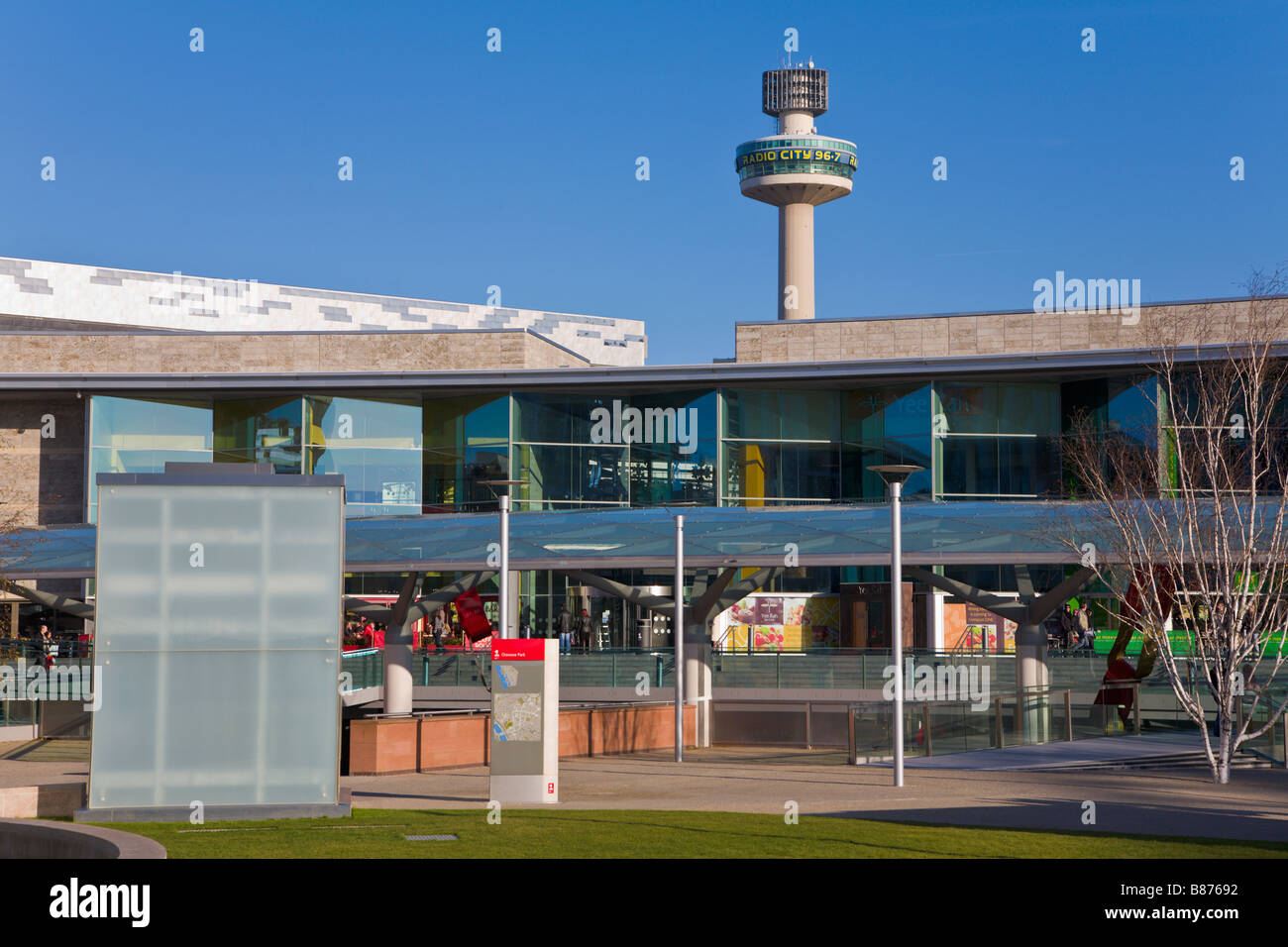 'Un' Liverpool Shopping Centre, Liverpool, Merseyside, Angleterre Banque D'Images