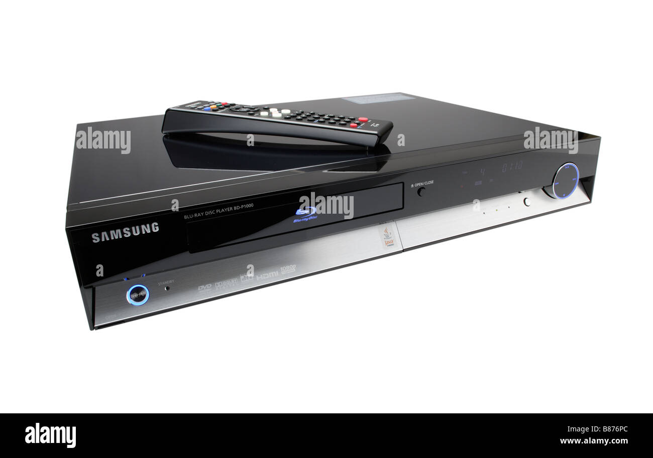 Samsung LECTEUR DVD Blu Ray Banque D'Images