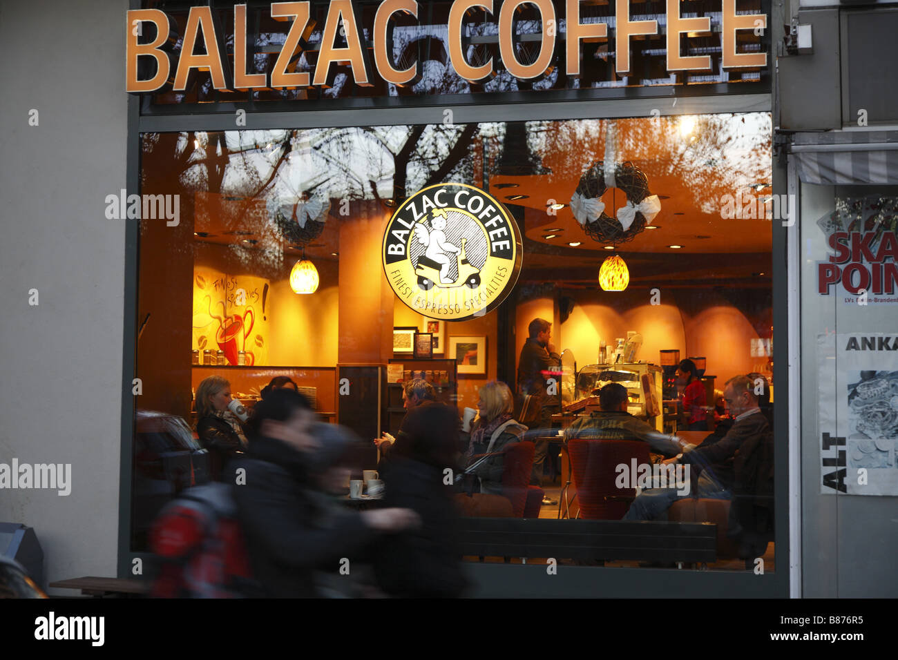 Berlin Balzac Caffee Banque D'Images