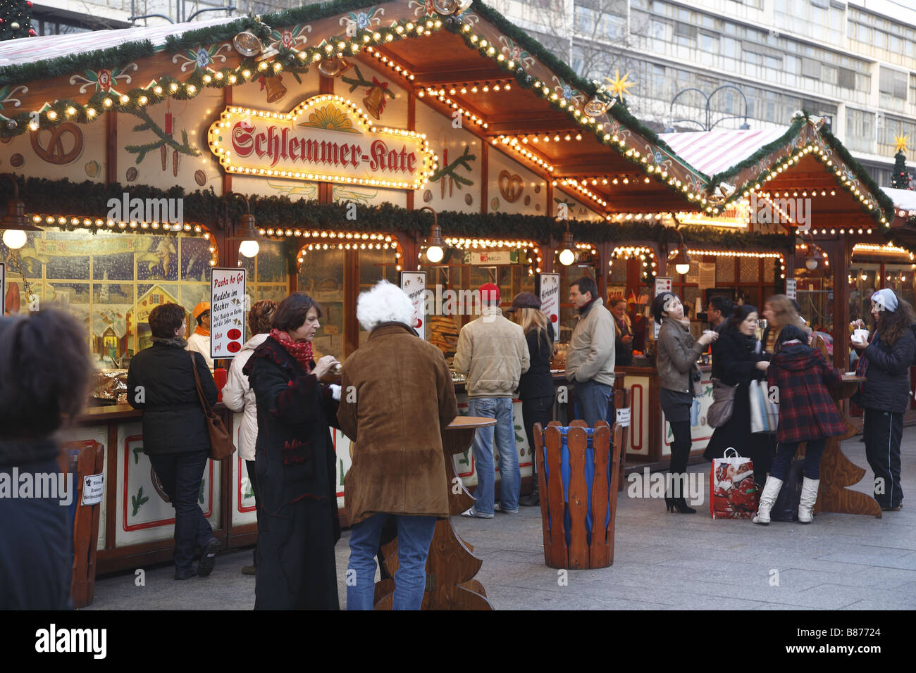 Berlin Weihnachten Christmas Breitscheidplatz Banque D'Images