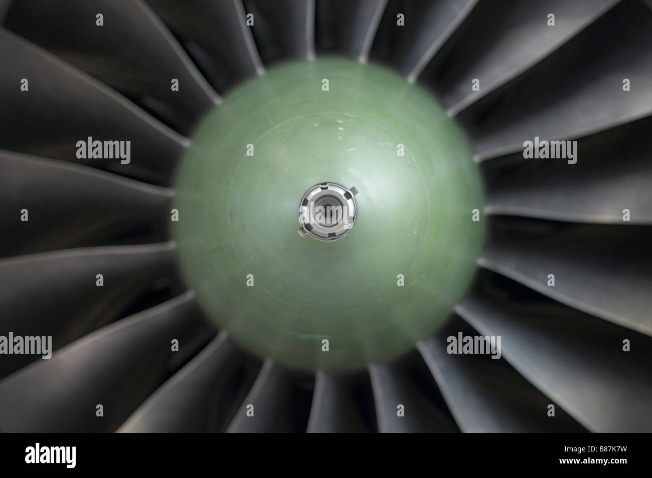 Moteur Turbine Jet le nez de l'avion Banque D'Images
