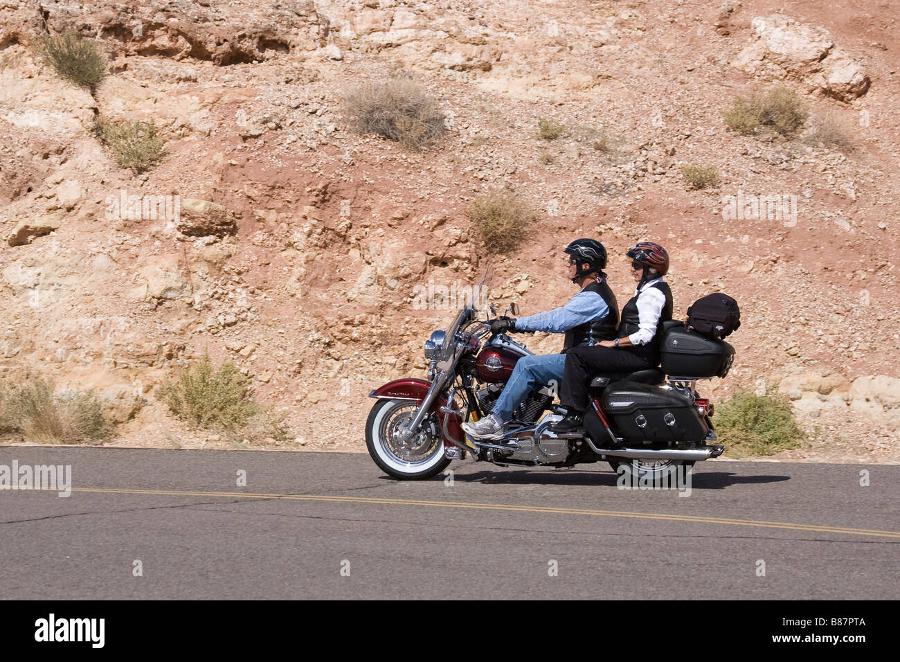 Route 89 en Arizona, États-Unis près de la page Banque D'Images