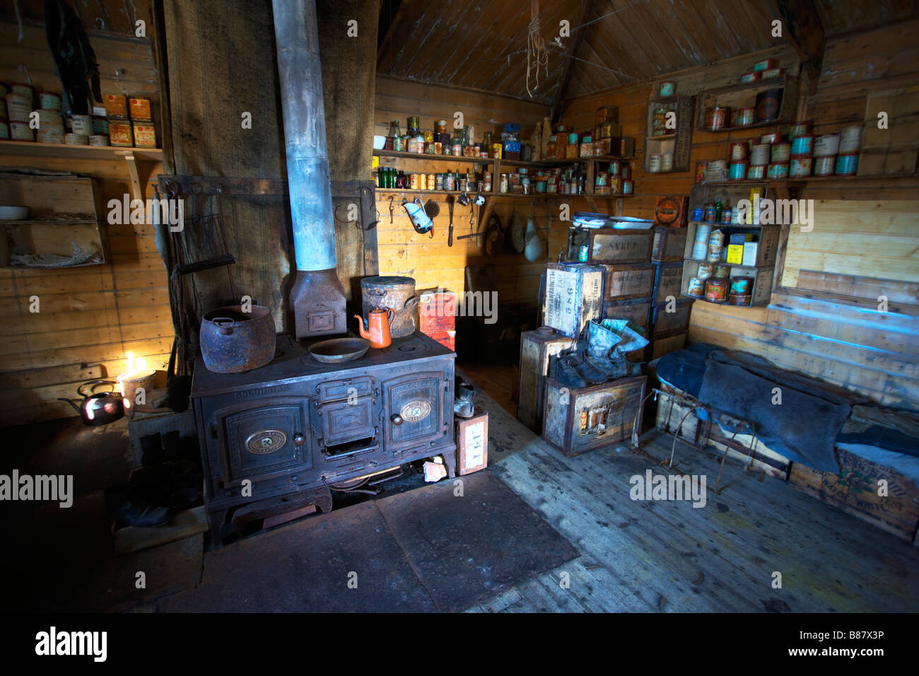 Nimrod de Shackleton Hut cap Royds Ross Island Antarctique expédition antarctique britannique impérial Banque D'Images