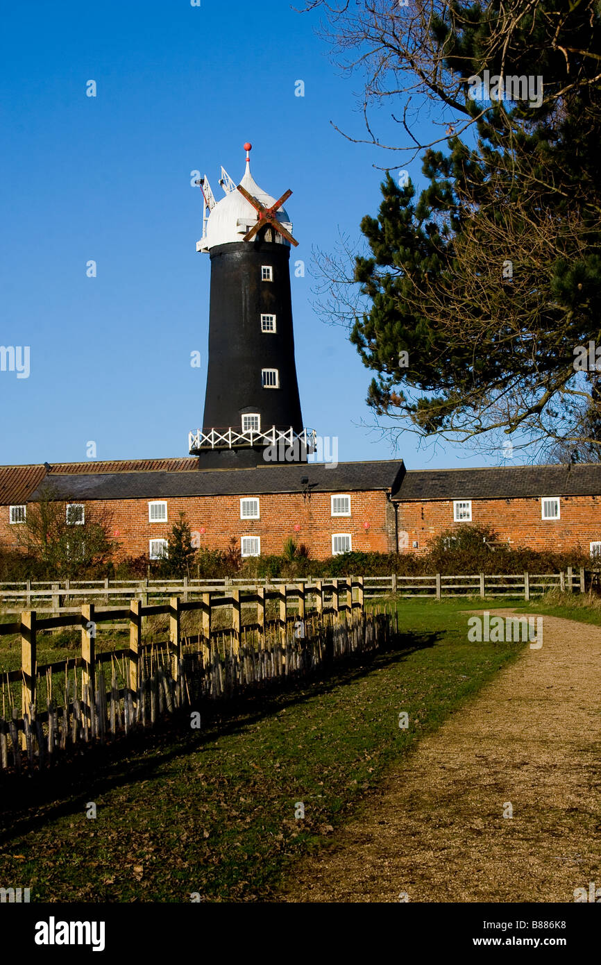 Moulin à vapeur Skidby qui navigue moins Banque D'Images