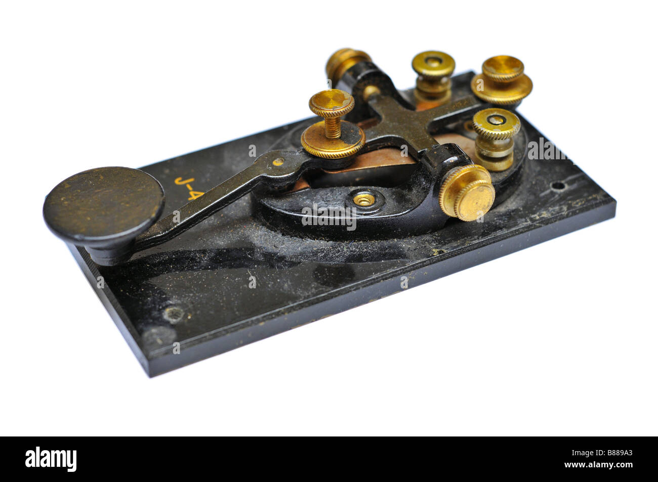 Old Telegraph key Banque D'Images