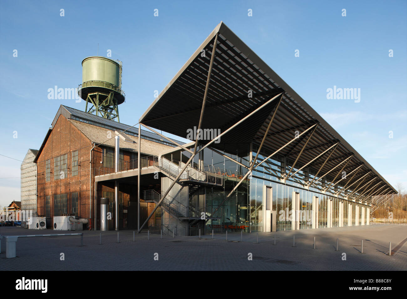 Jahrhunderthalle Bochum Als Ausstellungshalle des Bochumer Vereins für die Düsseldorfer Gewerbeausstellung 1902 gebaut und ansch Banque D'Images