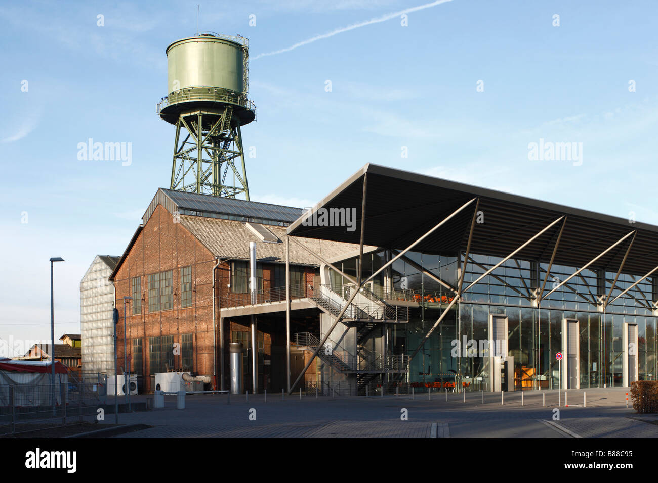 Jahrhunderthalle Bochum Als Ausstellungshalle des Bochumer Vereins für die Düsseldorfer Gewerbeausstellung 1902 gebaut und ansch Banque D'Images