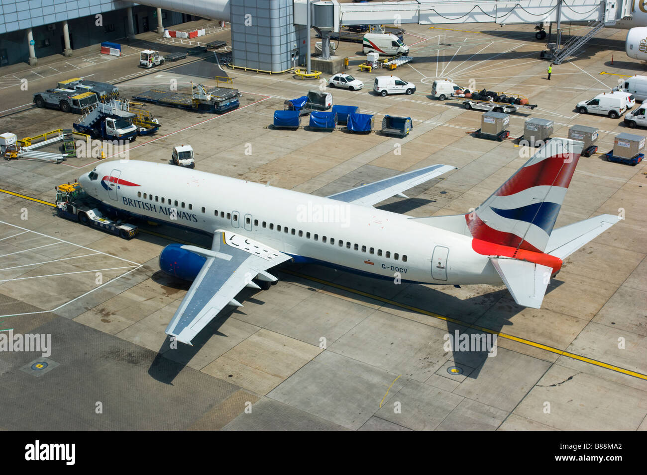 Boeing 737 British Airways avion de ligne Banque D'Images