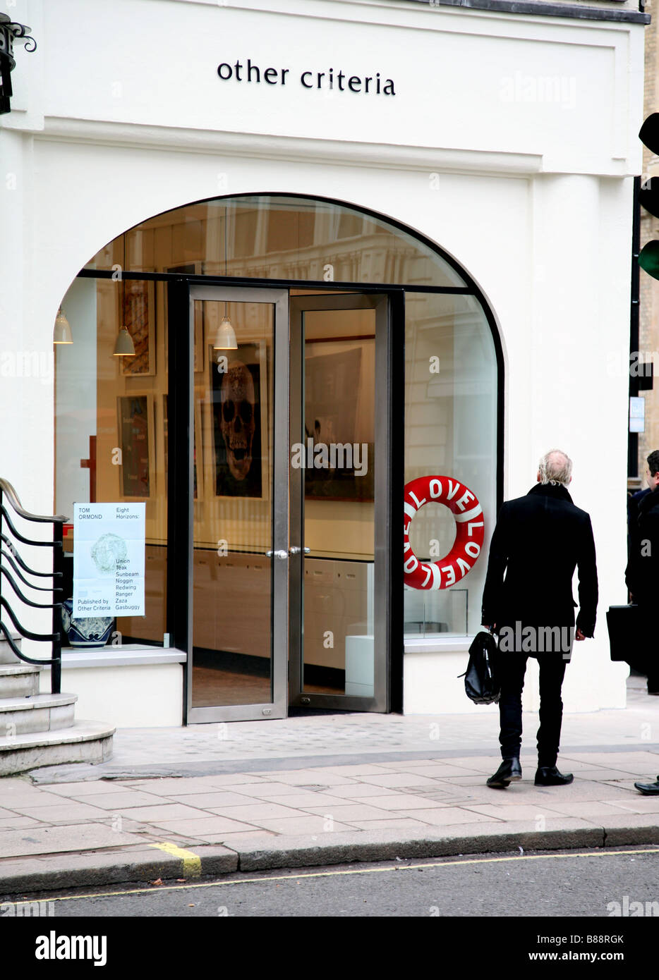 D'autres critères art shop à Londres W1 - propriété de Damien Hirst Banque D'Images