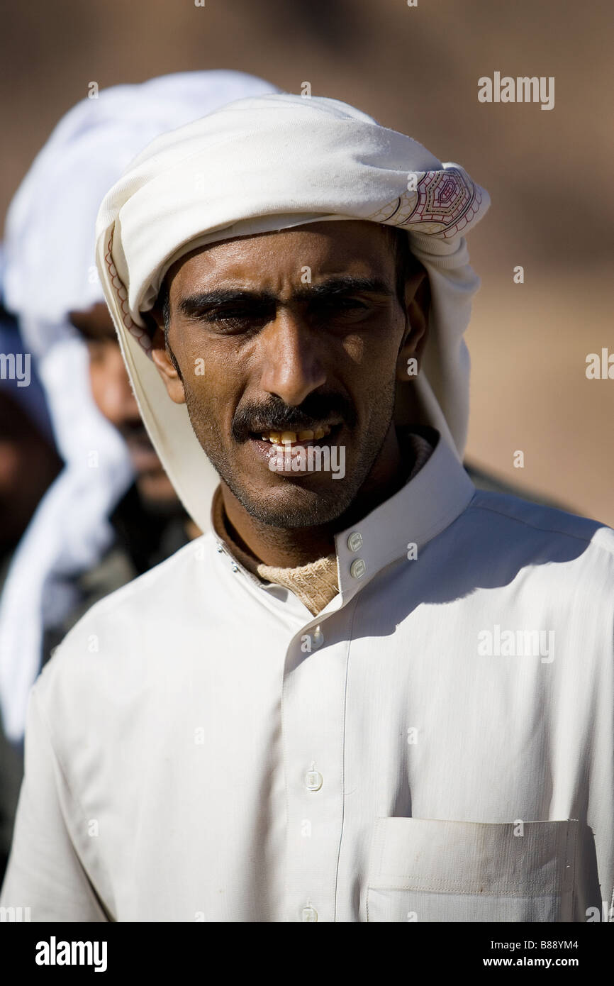 Le portrait d'une femme bédouine en Egypte Banque D'Images